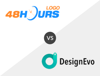 48hourslogo vs. DesignEvo 48hourslogo vs. DesignEvo