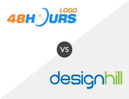 48hourslogo vs. Designhill 48hourslogo vs. Designhill