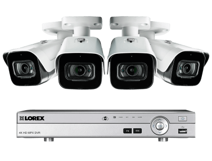 Lorex 4K 8MP HD Camera Home Security System (4KMPX44) Lorex 4K 8MP HD Camera Home Security System (4KMPX44)