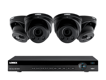 Lorex 4K Ultra HD IP NVR Security Camera System with 4 IP Cameras (4KHDIP822NW) Lorex 4K Ultra HD IP NVR Security Camera System with 4 IP Cameras (4KHDIP822NW)