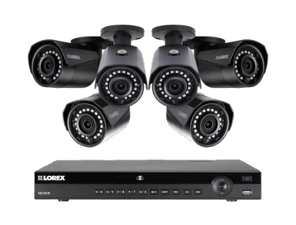 Lorex 8 Channel Security Camera System with 6 HD Surveillance Cameras (LN10804-86W) Lorex 8 Channel Security Camera System with 6 HD Surveillance Cameras (LN10804-86W)