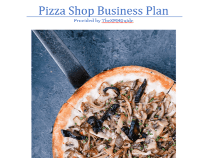 Business plan when buying a pizzeria