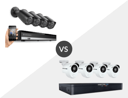 Amcrest HD 1080P-Lite 8CH System vs. Night Owl 8 Channel HD 1TB DVR System Amcrest HD 1080P-Lite 8CH System vs. Night Owl 8 Channel HD 1TB DVR System