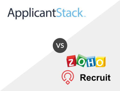 ApplicantStack vs. Zoho Recruit ApplicantStack vs. Zoho Recruit
