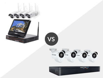 Cromorc All-in-One with Monitor Wireless vs. Night Owl 8 Channel HD 1TB DVR System