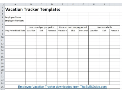 Employee Vacation Tracker