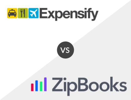 Expensify vs. ZipBooks Expensify vs. ZipBooks