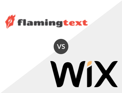 Flamingtext Com Vs Wix Logo Maker