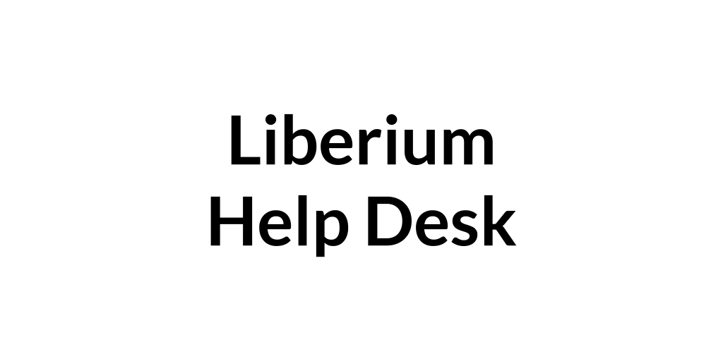 Liberum Help Desk