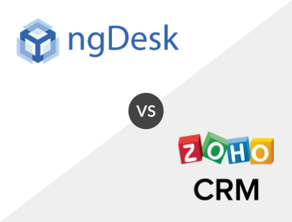 NgDesk vs. Zoho CRM NgDesk vs. Zoho CRM