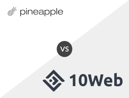 Pineapple Builder vs. 10Web