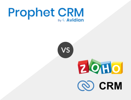Prophet CRM vs. Zoho CRM