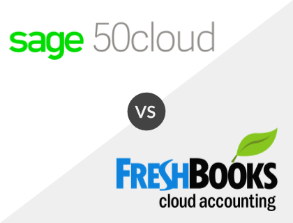 Sage 50cloud vs. FreshBooks Sage 50cloud vs. FreshBooks