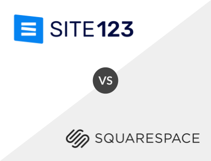 Site123 vs. Squarespace