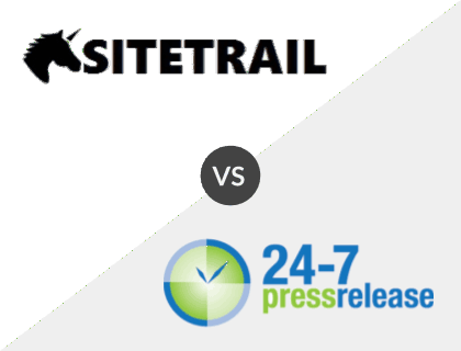 SiteTrail vs. 24-7pressrelease.com