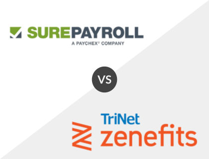SurePayroll vs. TriNet Zenefits