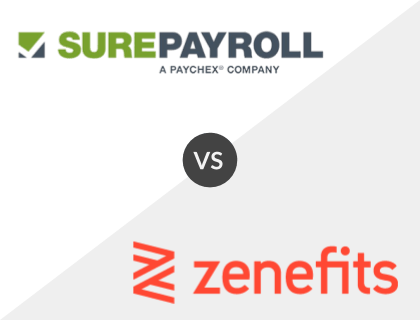 SurePayroll vs. Zenefits SurePayroll vs. Zenefits