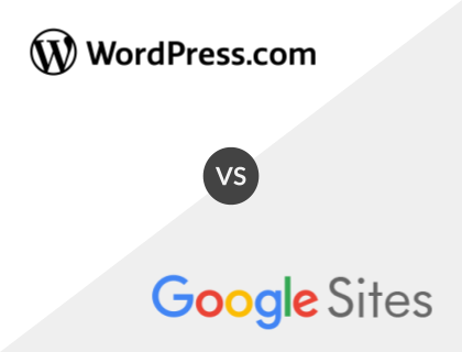 WordPress.com vs. Google Sites