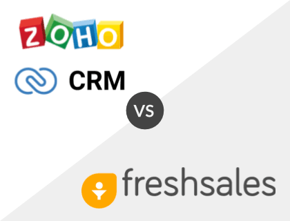 Zoho CRM vs. Freshsales Zoho CRM vs. Freshsales
