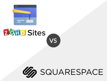 Zoho Sites Pro vs. Squarespace Business Zoho Sites Pro vs. Squarespace Business