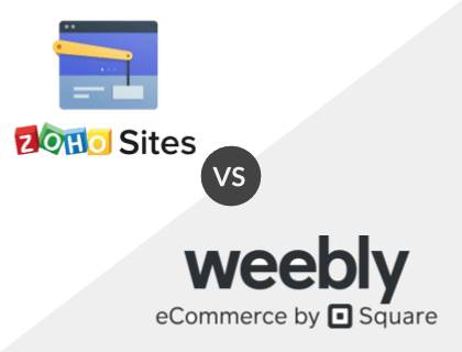 Zoho Sites Pro vs. Weebly Professional Zoho Sites Pro vs. Weebly Professional