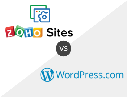 Zoho Sites vs WordPress.com